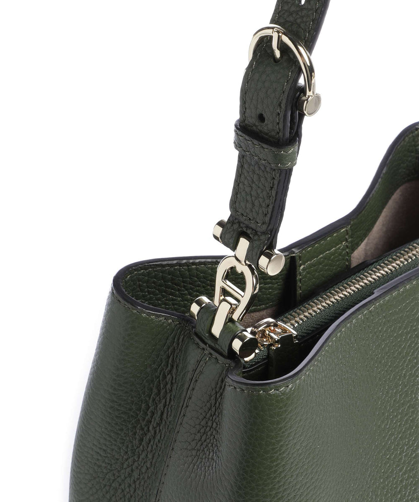 Aigner Delia S Bucket bag dark olive