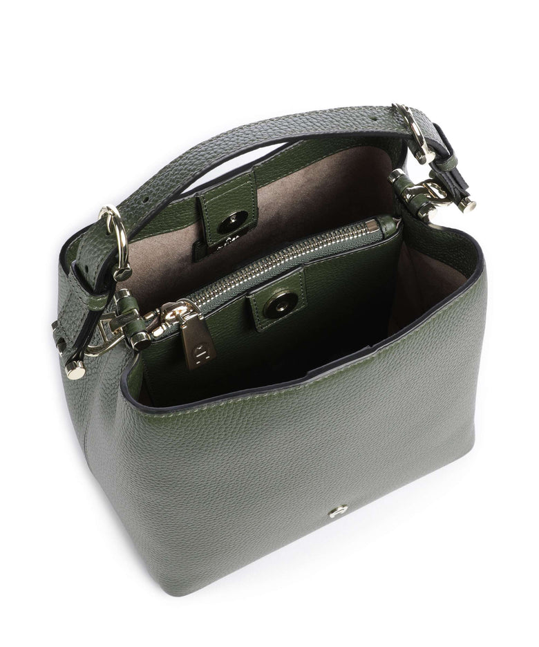 Aigner Delia S Bucket bag dark olive
