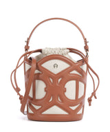 Aigner Azzurra S Sac seau cognac brown