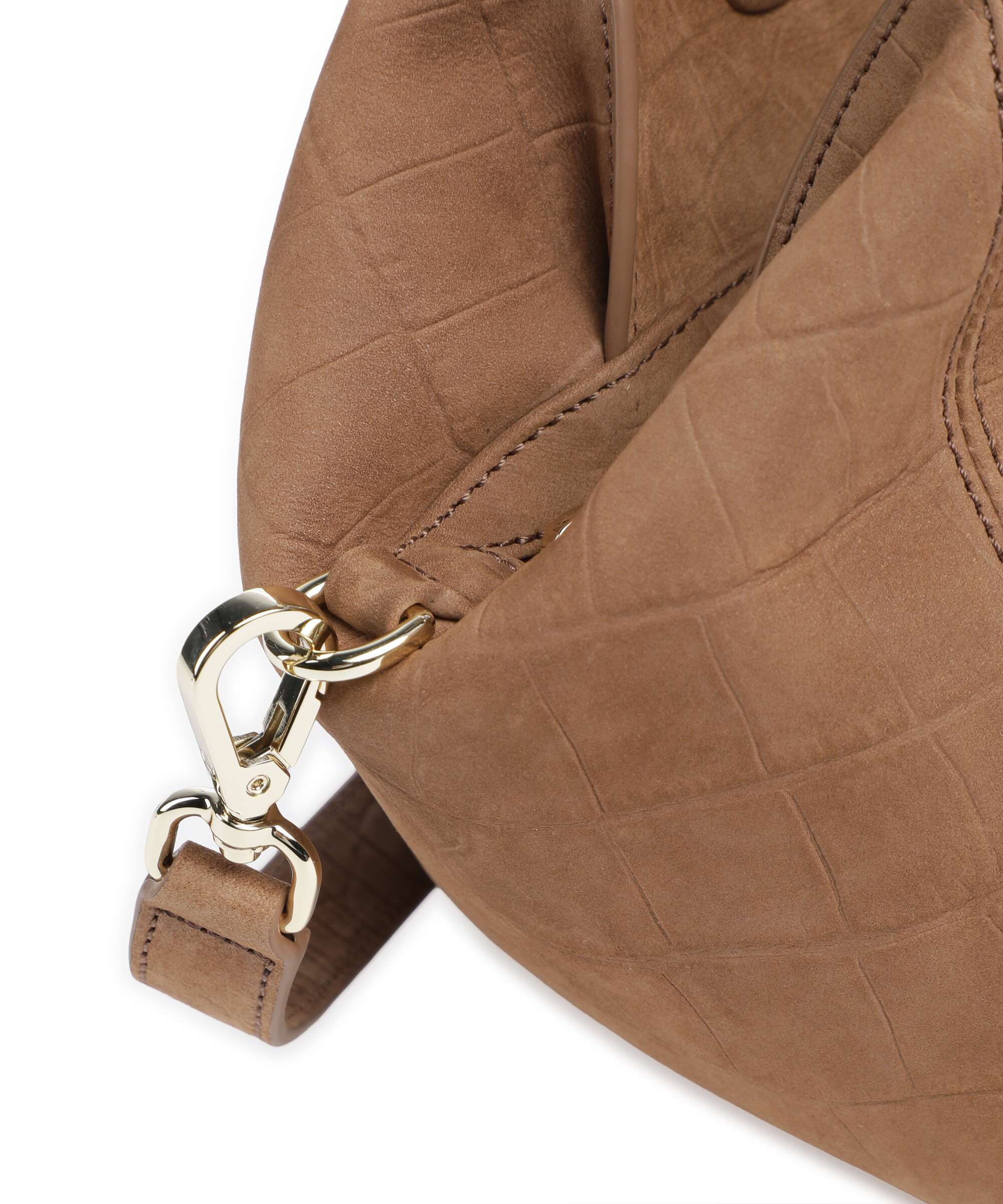 Aigner Carré Soft M Handbag saddle brown