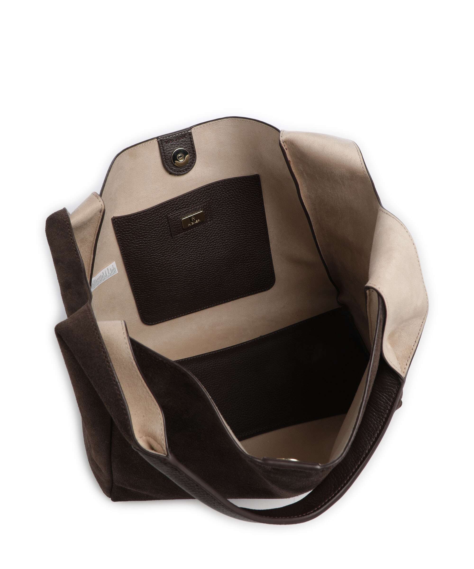 Aigner Zaira M Hobo bag soil brown