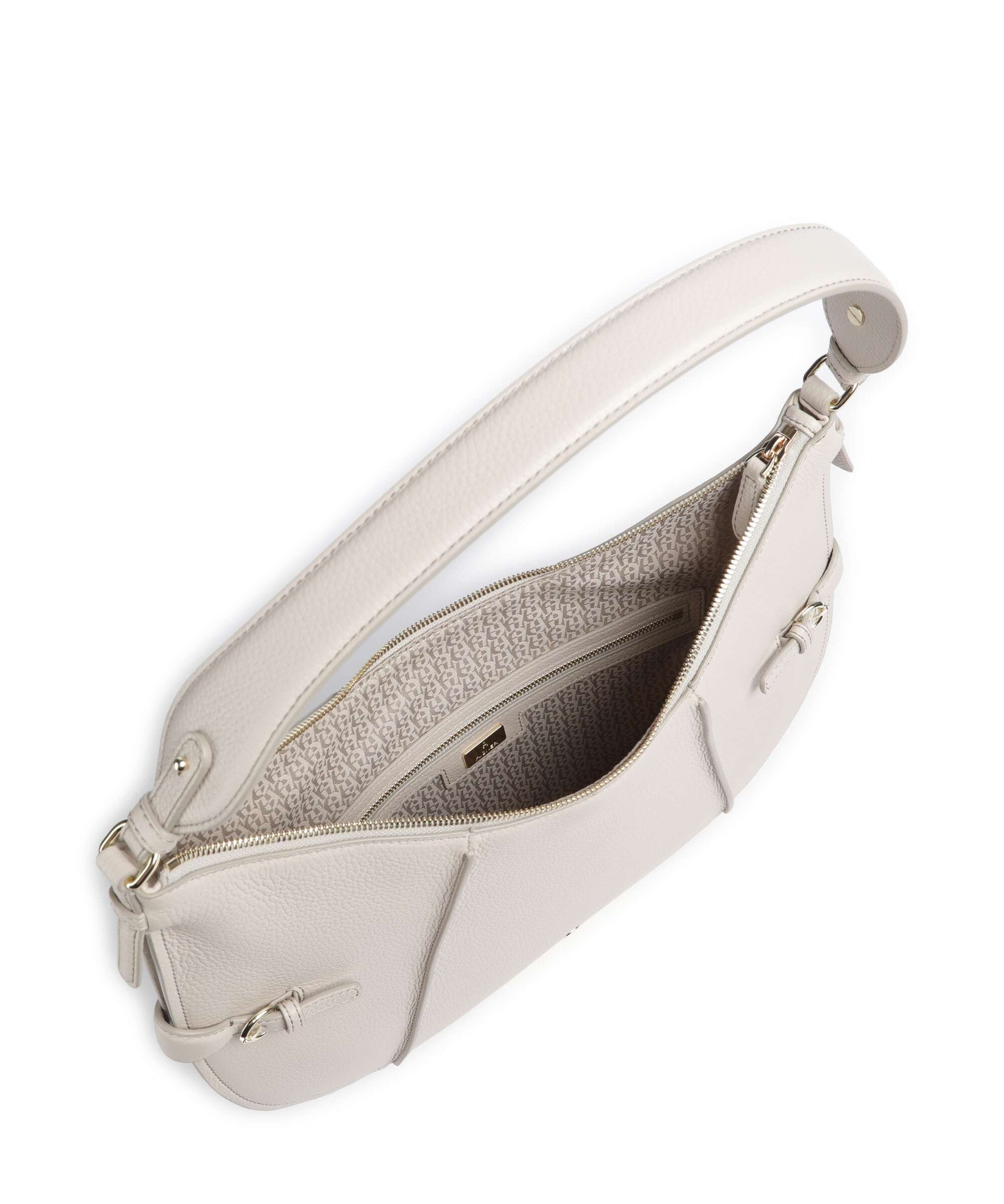 Aigner Cavallo M Hobo bag fog beige