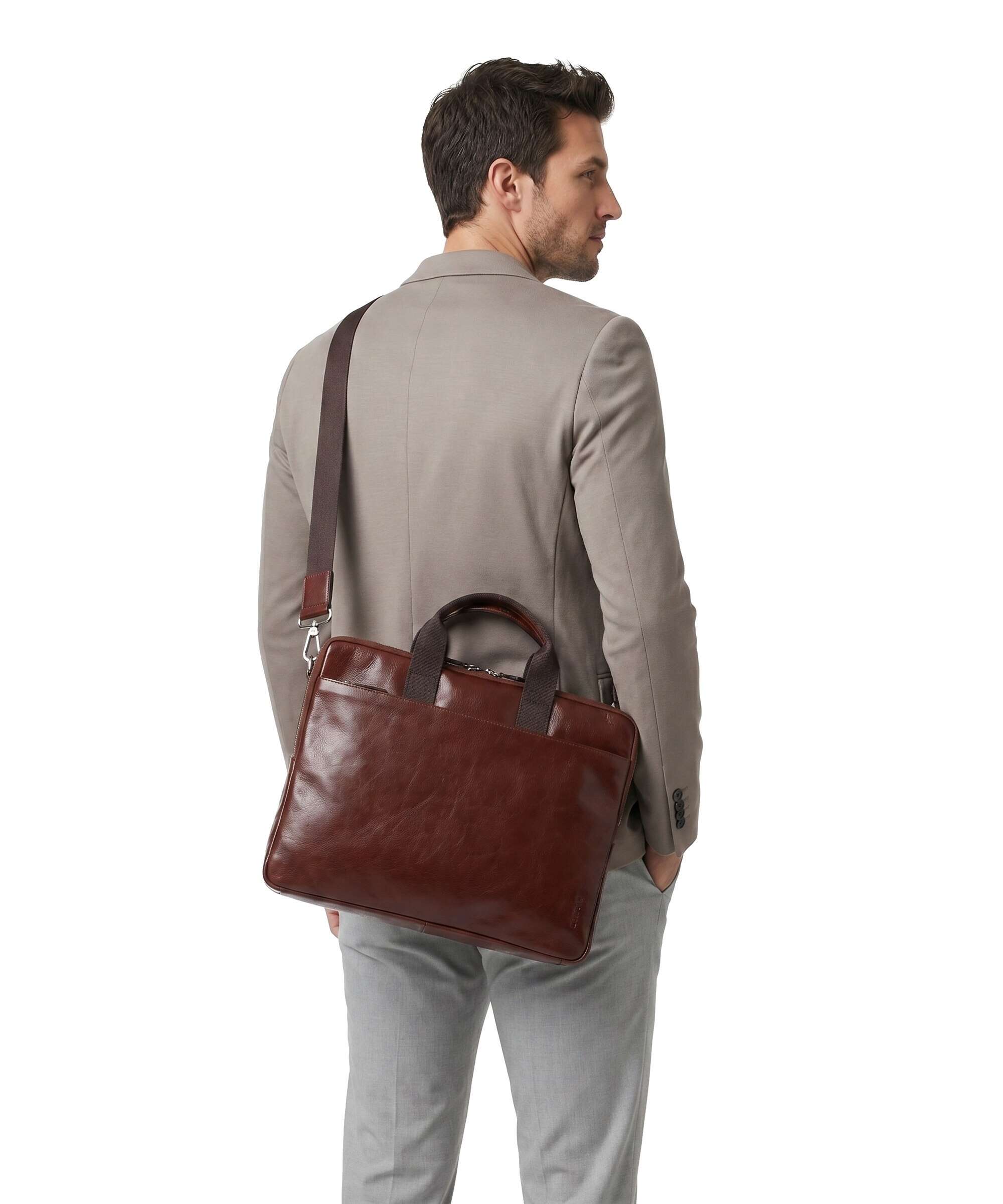 Picard Buddy Briefcase cognac
