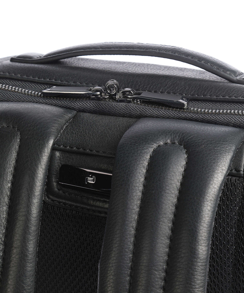 Porsche Design Roadster Leather Laptop backpack black