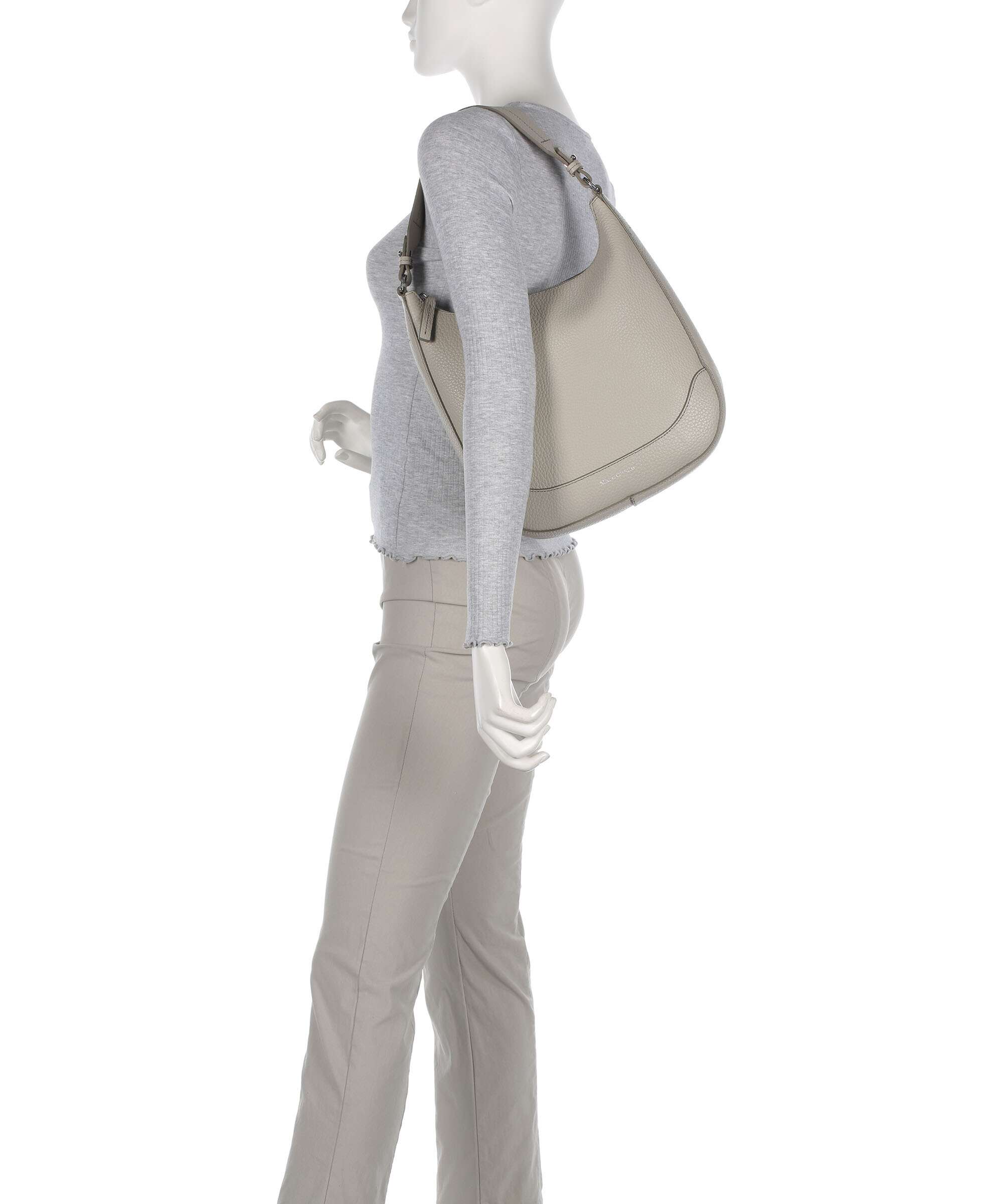 Marc O'Polo Birka M Hobo bag misty grey