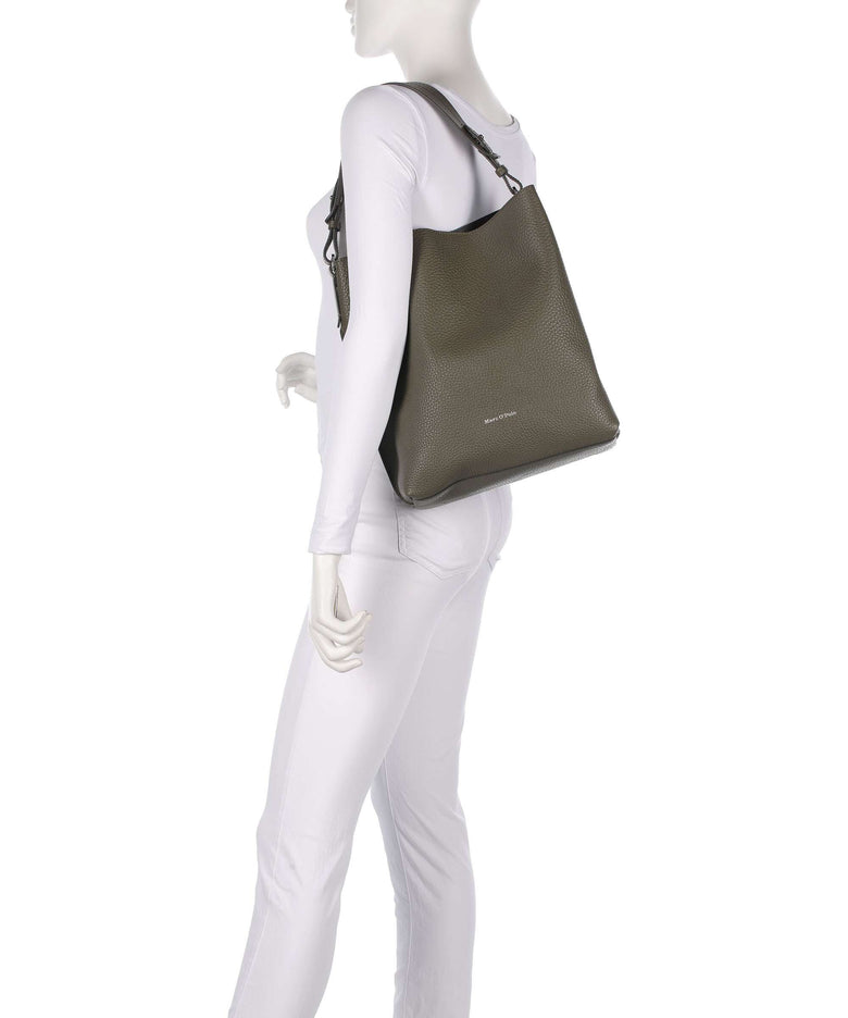 Marc O'Polo Brinja M Hobo bag dark mossy olive