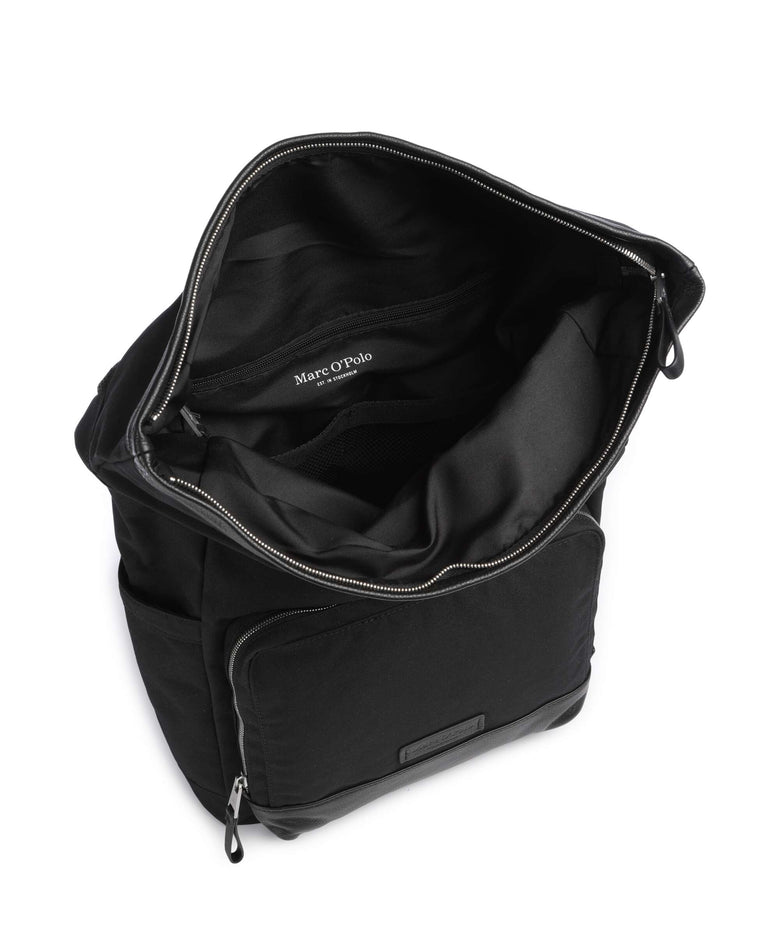 Marc O'Polo Mory M Rolltop backpack black