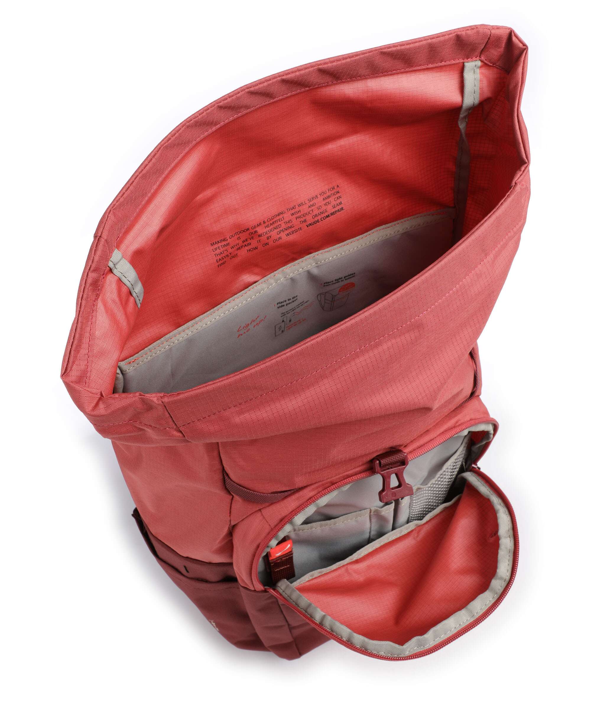 Vaude Okab II Rolltop backpack dark cherry