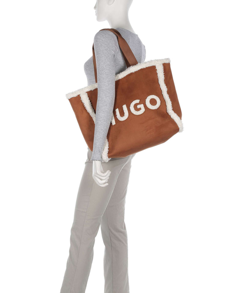 Hugo Becky Tote bag copper rust