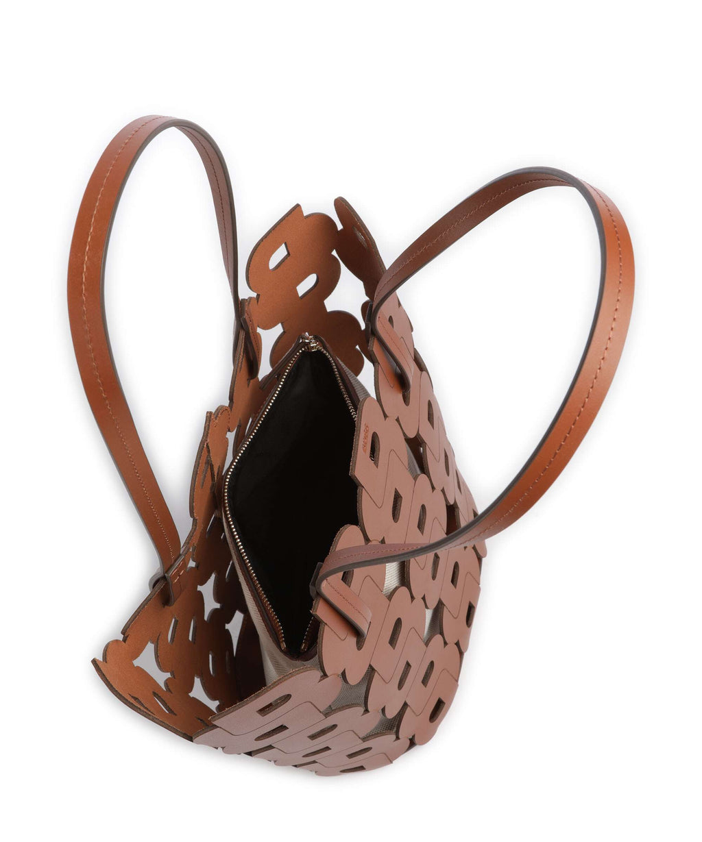 BOSS Lindah Shoulder bag medium brown