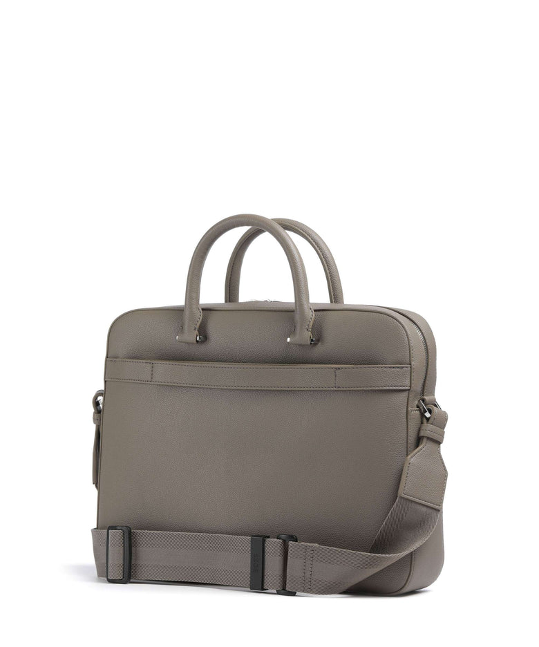 BOSS Ray Briefcase open green