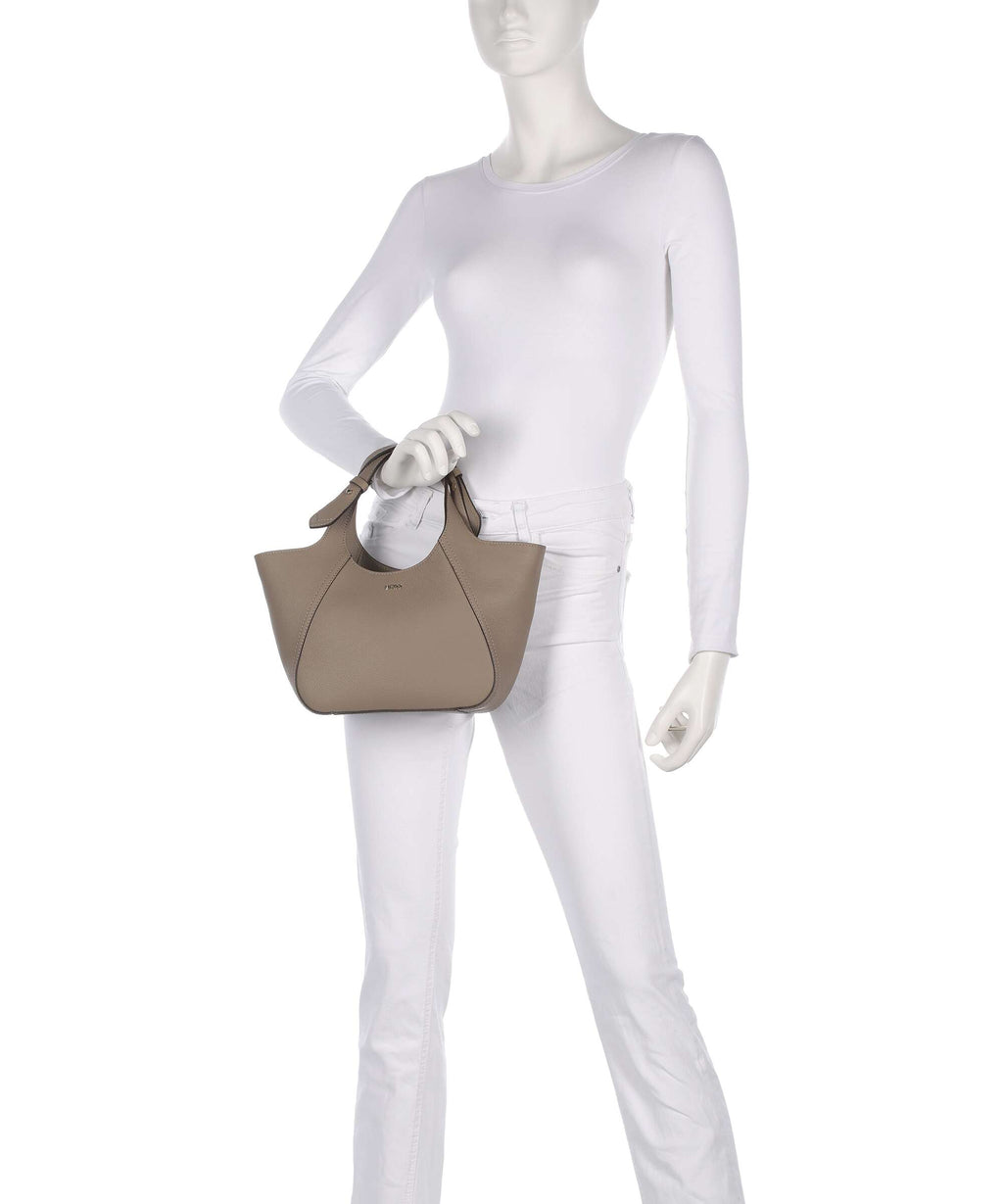 BOSS Lenah Small Handbag open brown