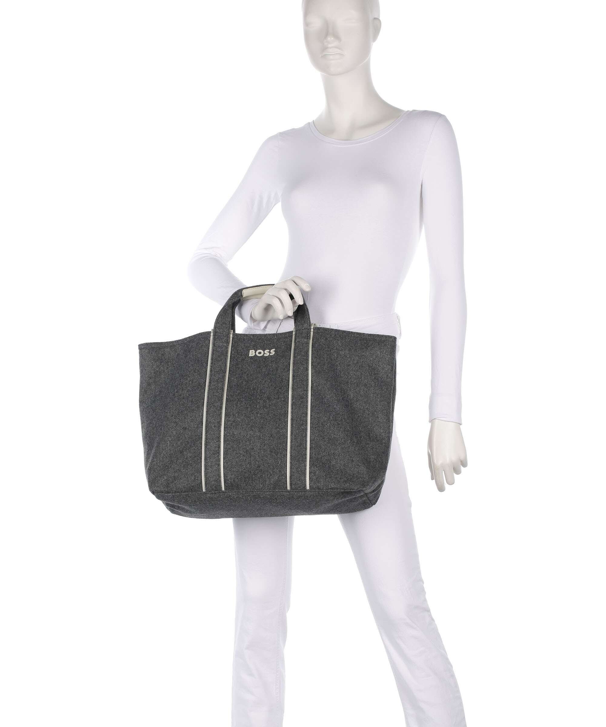 BOSS Palmah Tote bag dark grey
