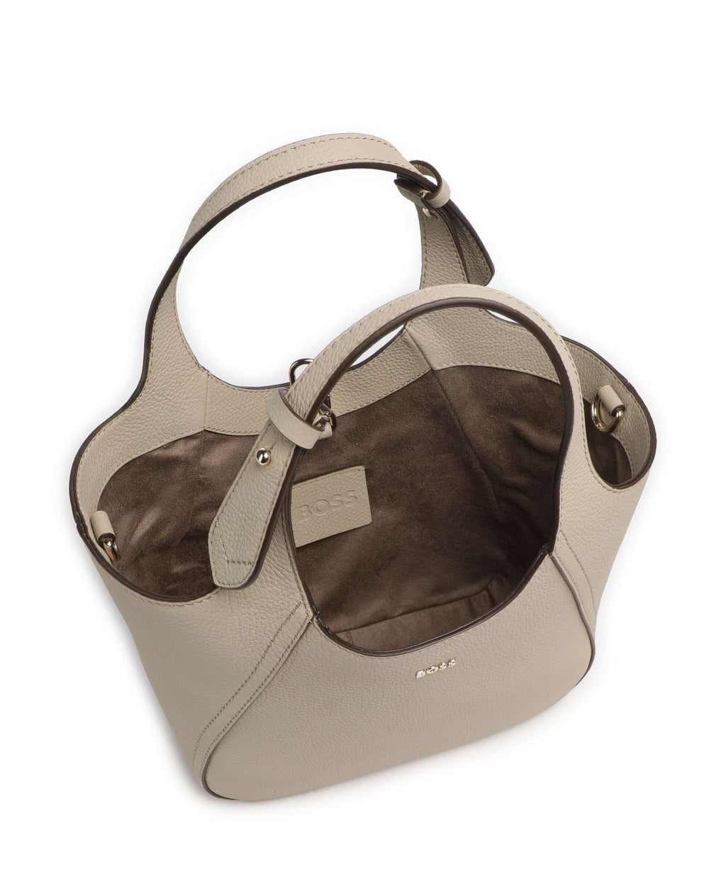 BOSS Lenah Small Handbag light beige