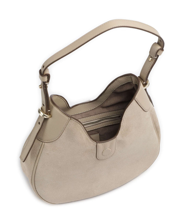 BOSS Beyond Hobo bag light beige