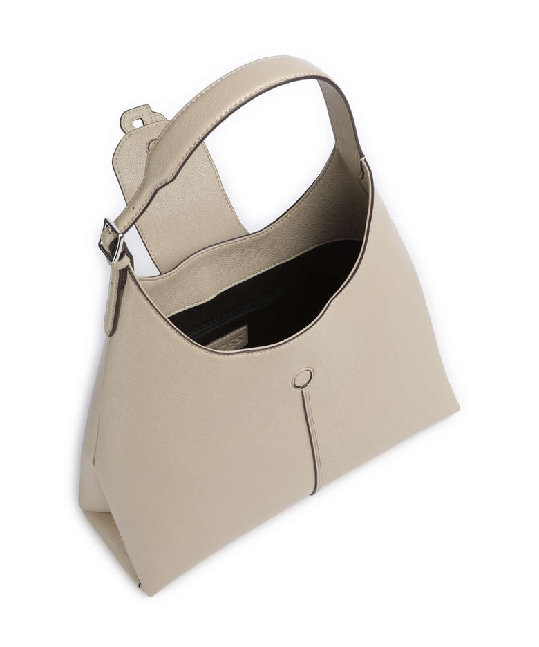 BOSS Anett Big Hobo bag light beige