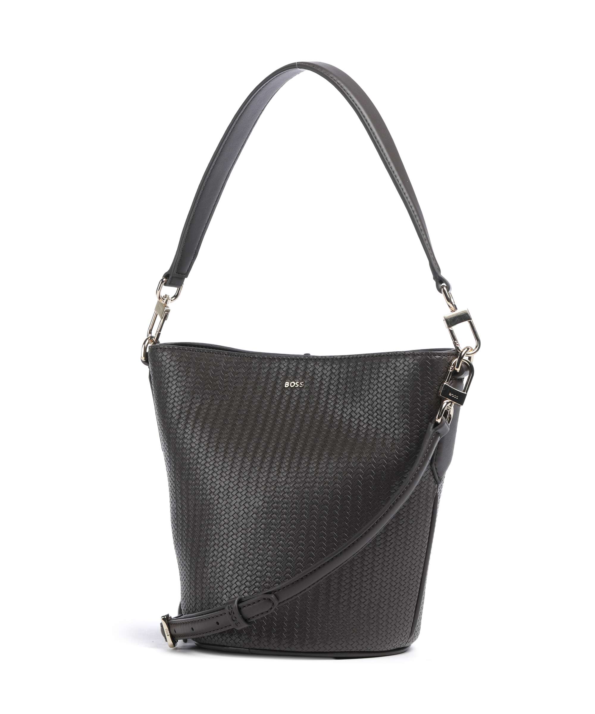 BOSS Anett Bucket bag dark brown