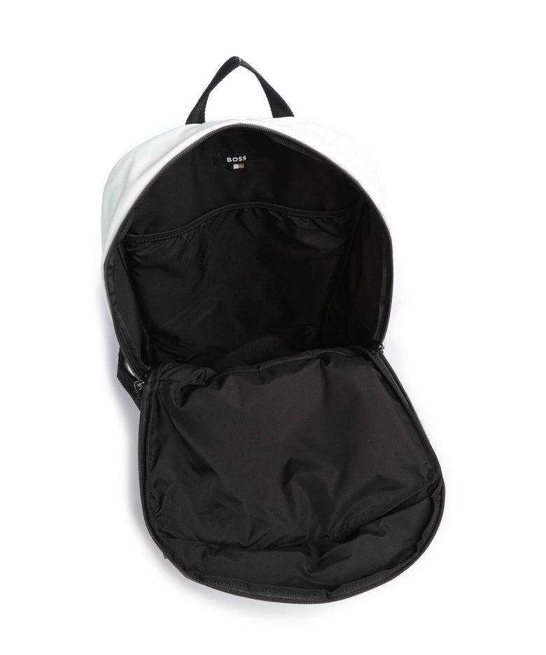 BOSS Stenson Backpack open white