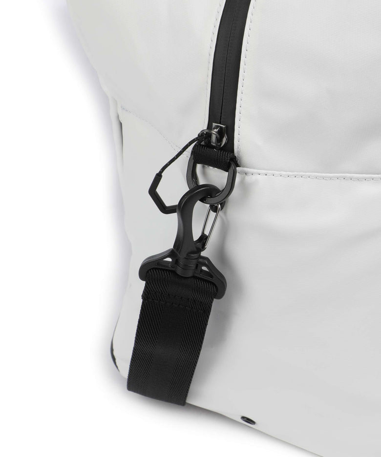 BOSS Stenson Weekend bag open white