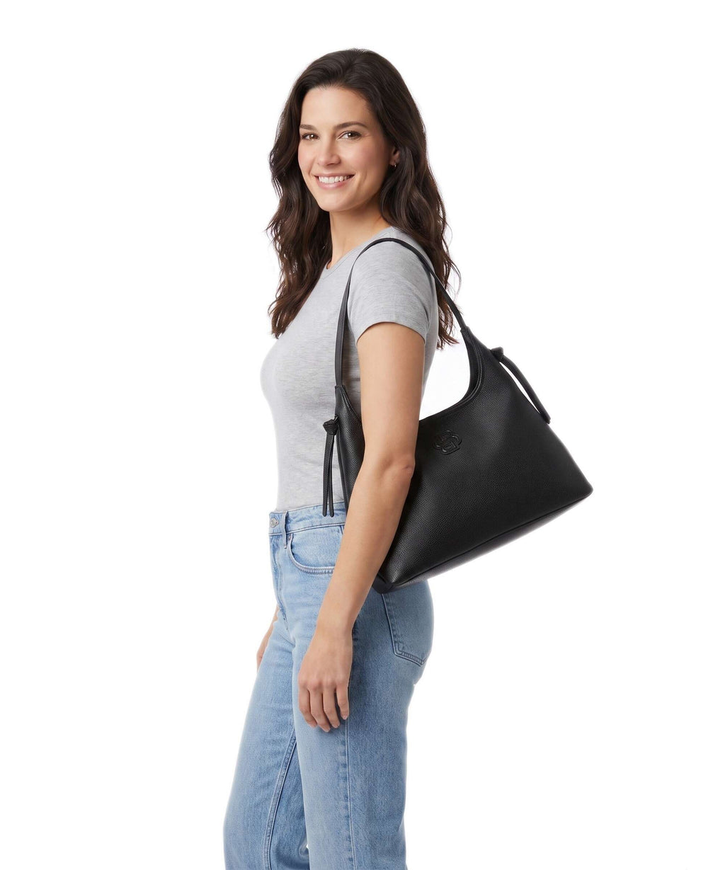BOSS Anett Hobo bag black