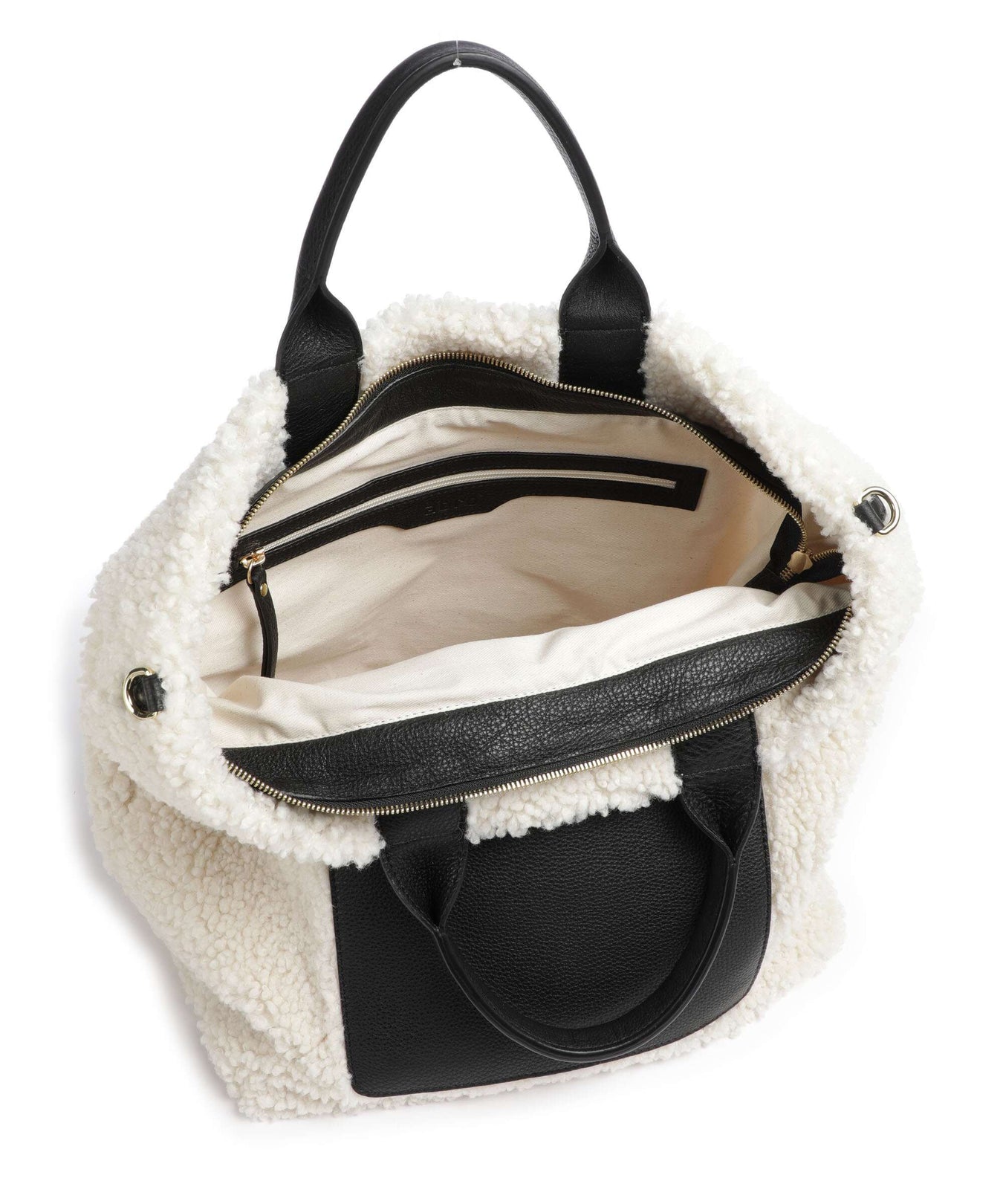 Abro Florian Raquel Handbag ivory/black