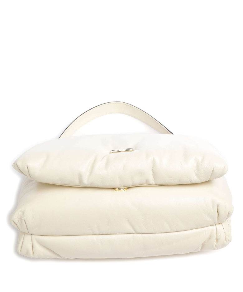 Abro Piuma_Lucido Puffer Shoulder bag milk