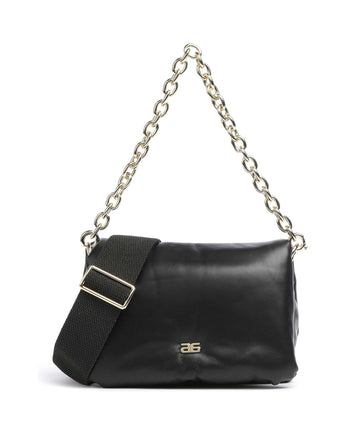 Abro Piuma_Lucido Puffer Schoudertas black/gold