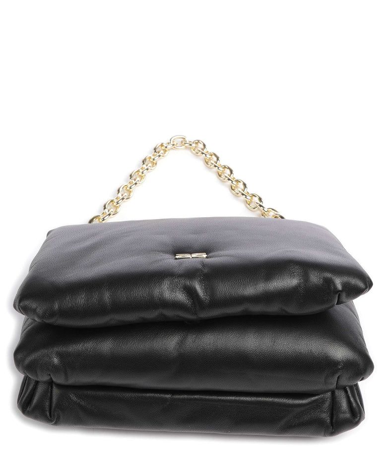 Abro Piuma Lucido Puffer Shoulder bag black/gold