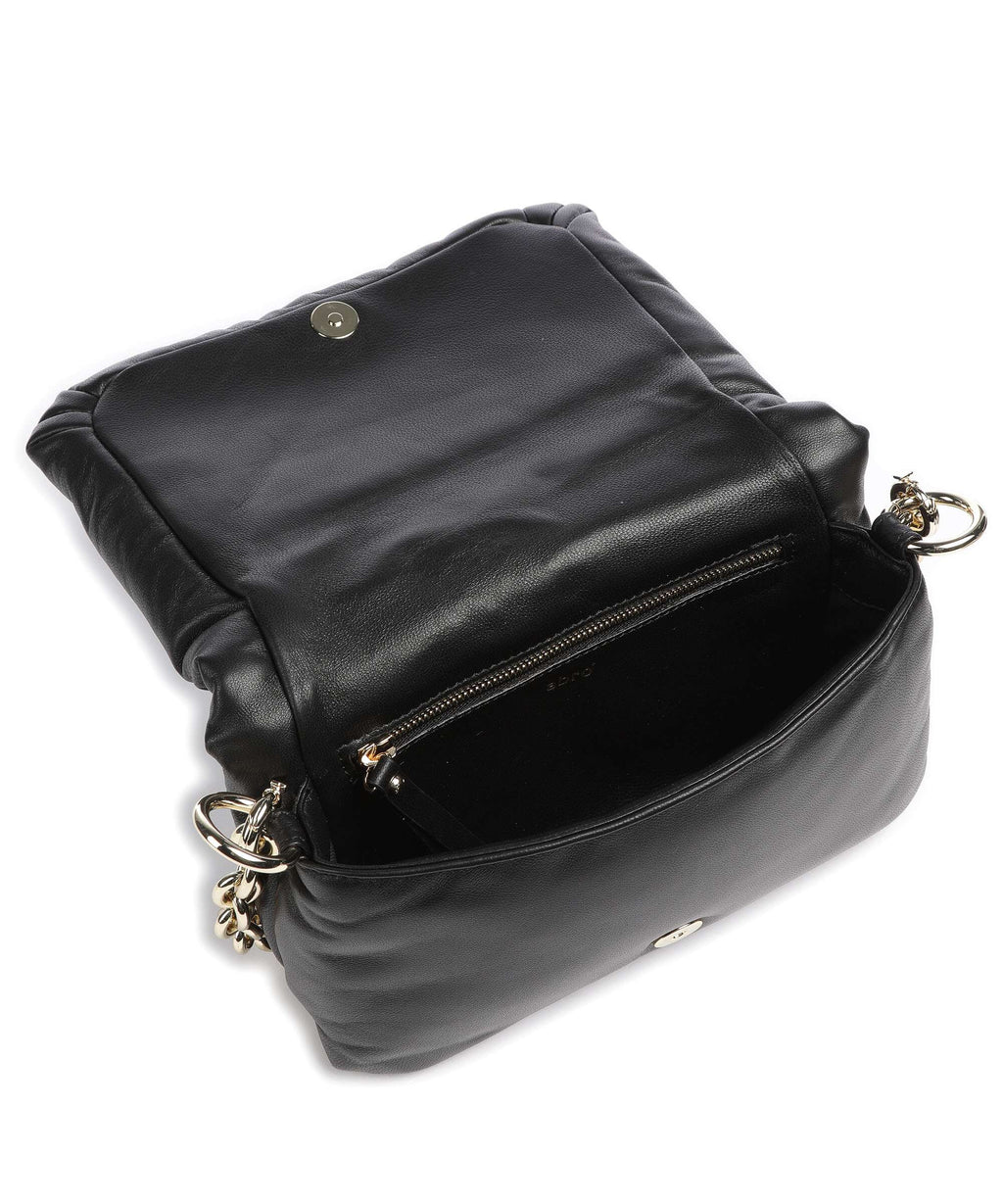 Abro Piuma Lucido Puffer Shoulder bag black/gold