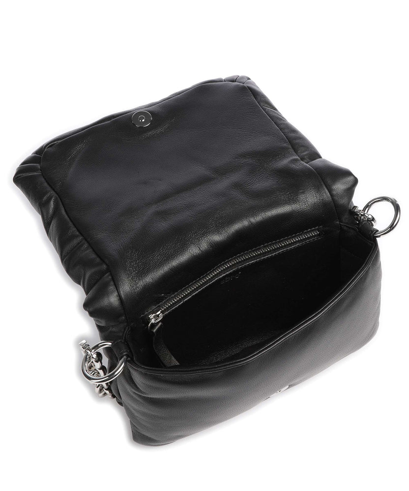 Abro Piuma_Lucido Puffer Shoulder bag black/nickel