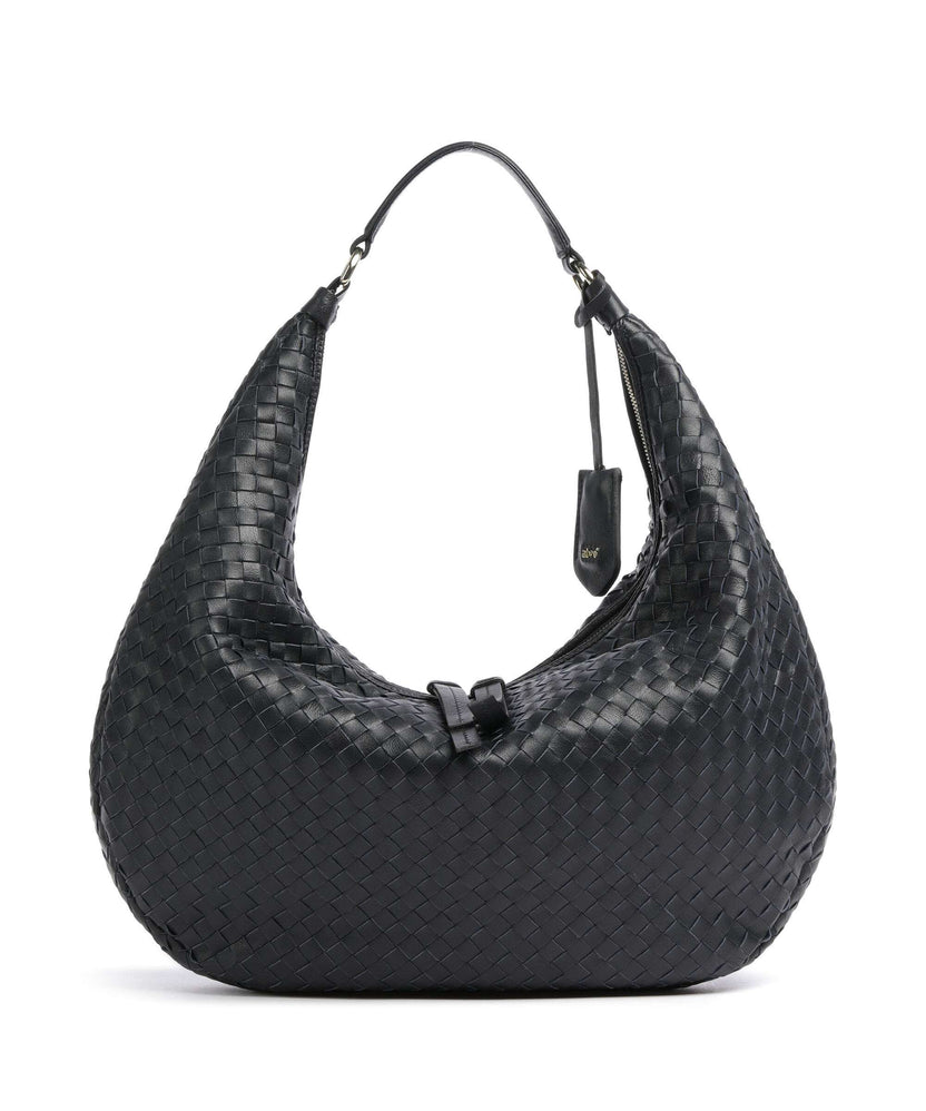 Abro Piuma Nana Hobo bag navy