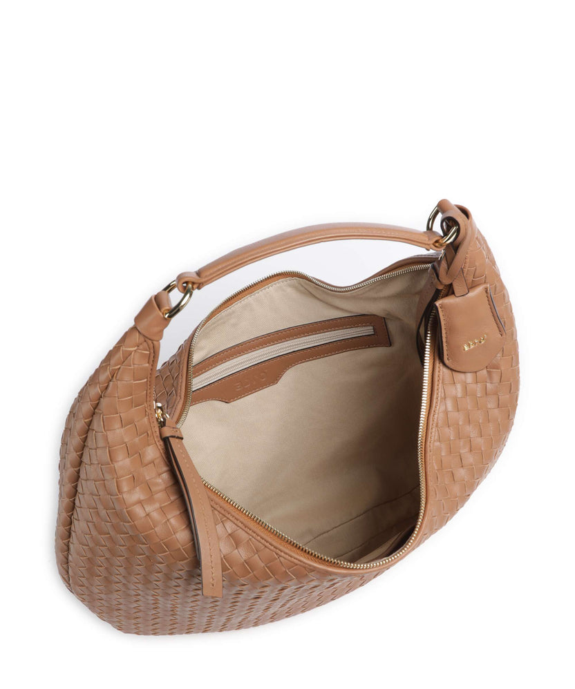 Abro Piuma Nana Hobo bag cuoio