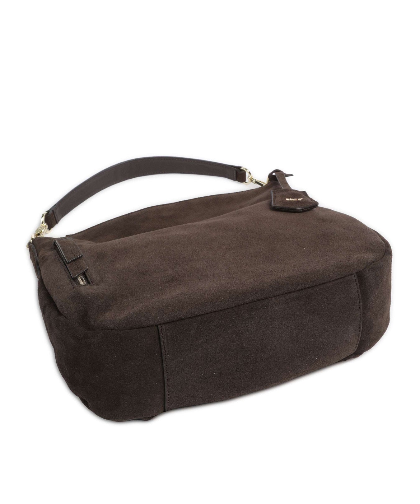 Abro Suede Juna Hobo bag brown