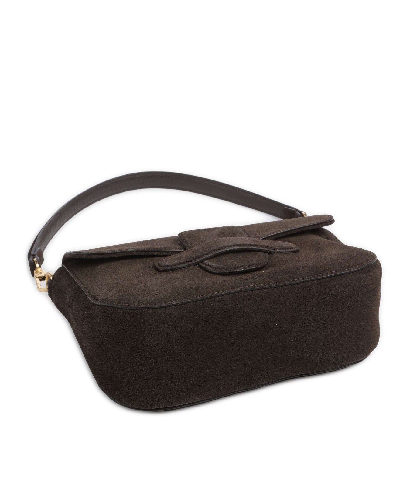 Abro Suede Camilla Shoulder bag brown