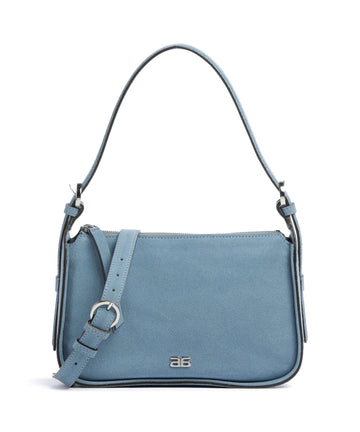 Abro Suede Best Friend Sac porté épaule blue