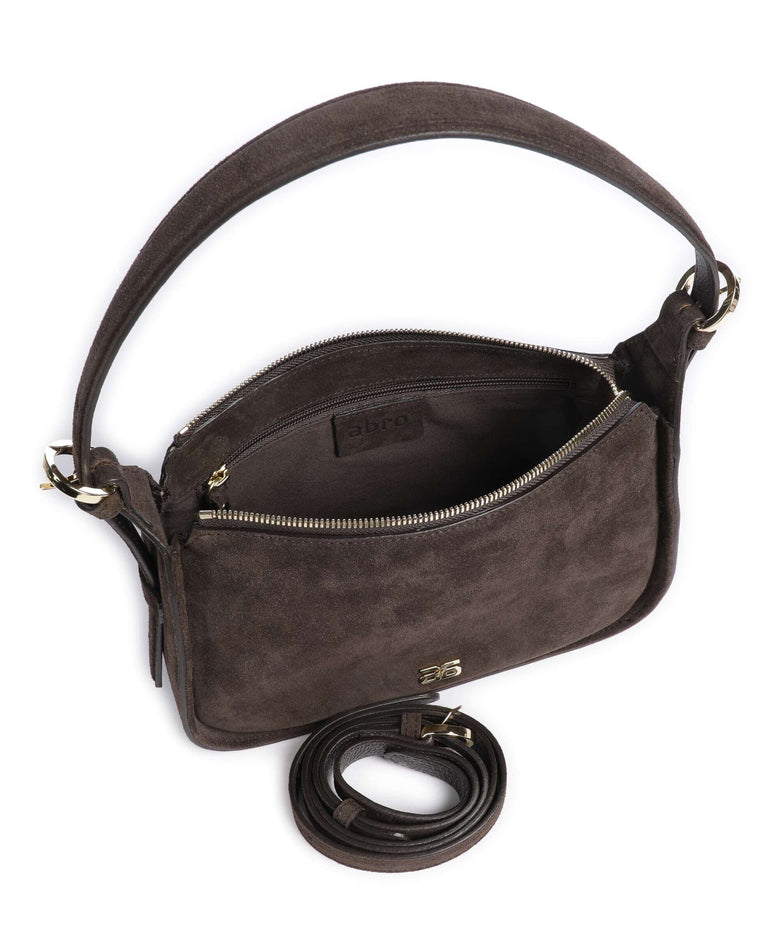 Abro Suede Best Friend Shoulder bag brown