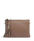 Abro Piuma Threefold Crossbody bag camel
