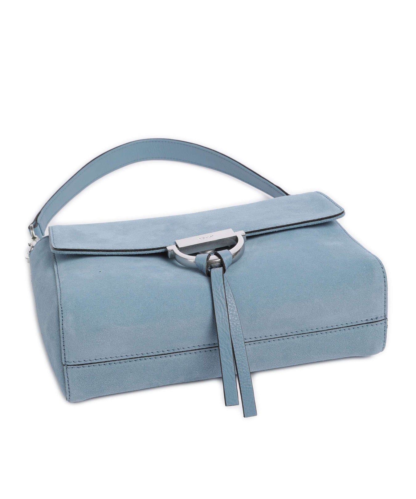Abro Suede Temi Shoulder bag blue