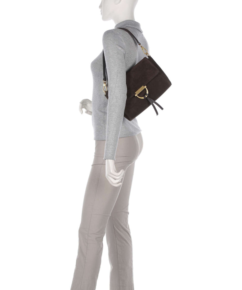 Abro Suede Temi Shoulder bag brown