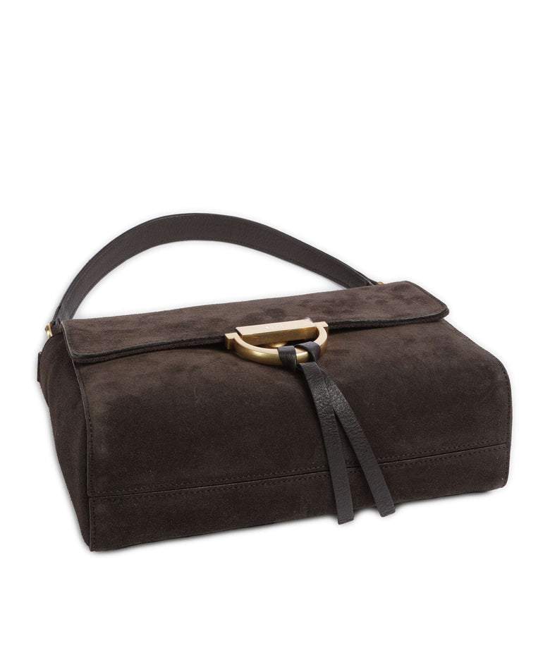 Abro Suede Temi Shoulder bag brown