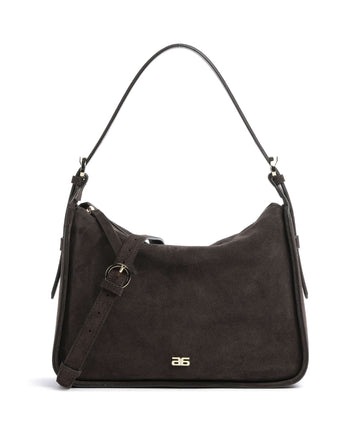 Abro Suede Best Friend Hobo tas brown