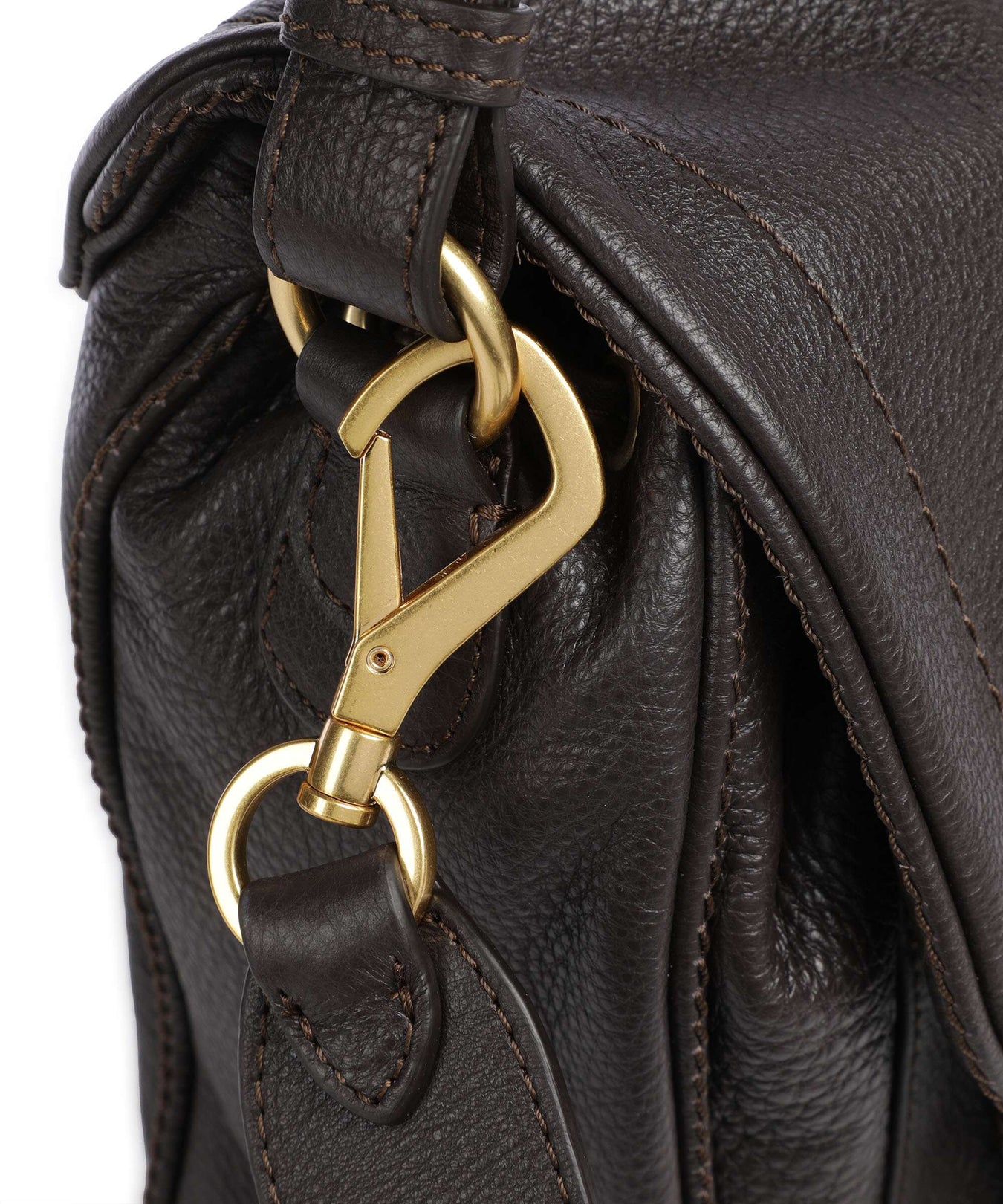 Abro Dalia Star Saddle Hobo bag brown