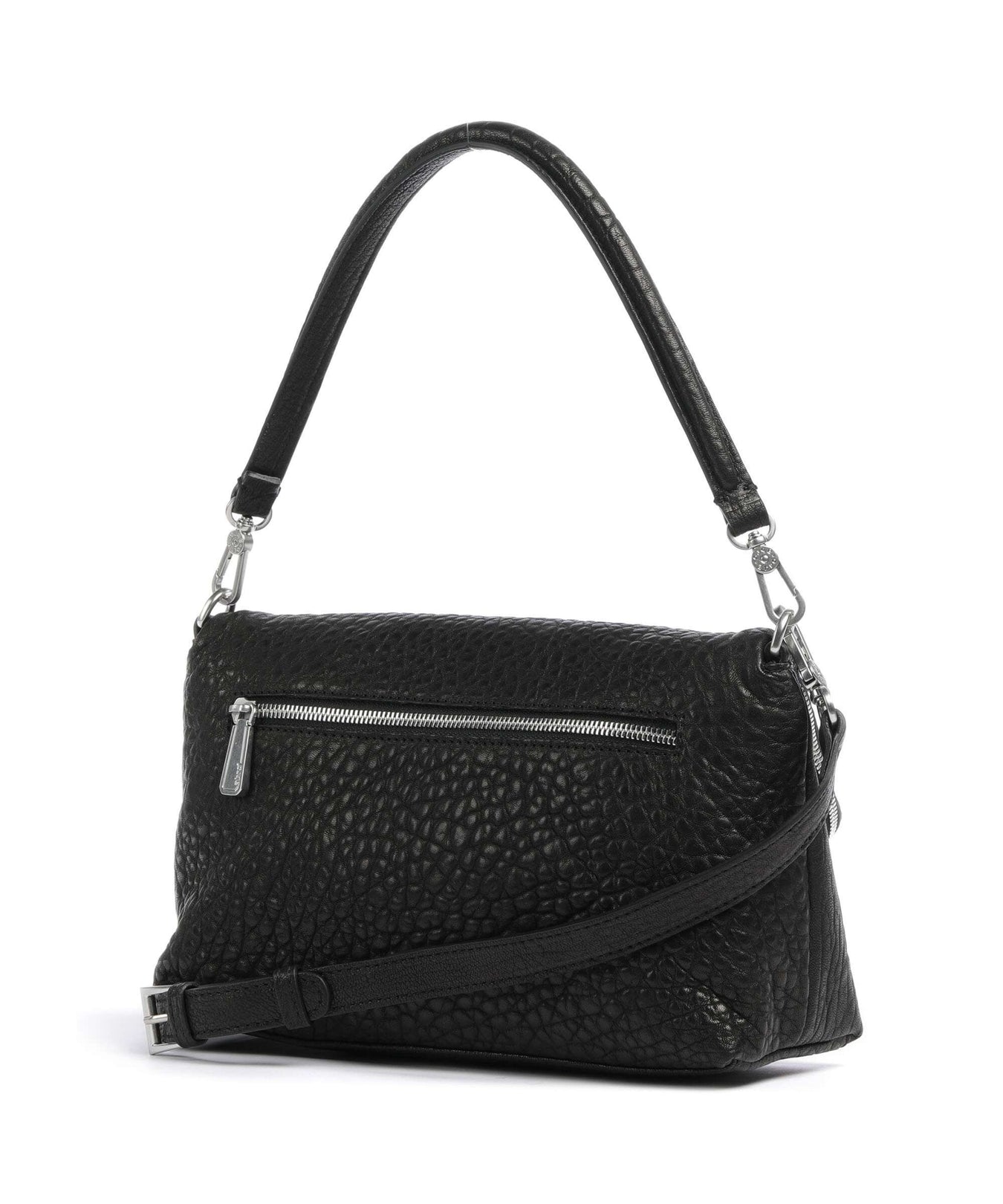 Abro Bubble Biker Shoulder bag black/nickel