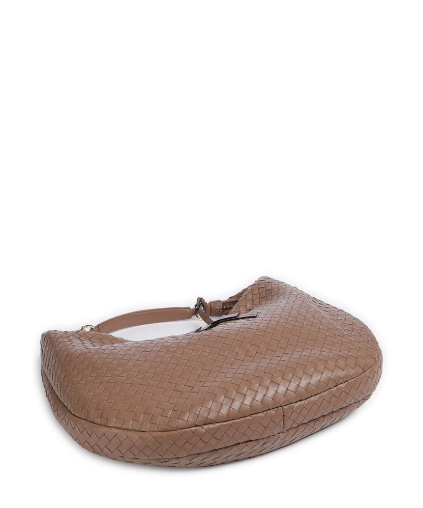 Abro Piuma Nana Hobo bag camel