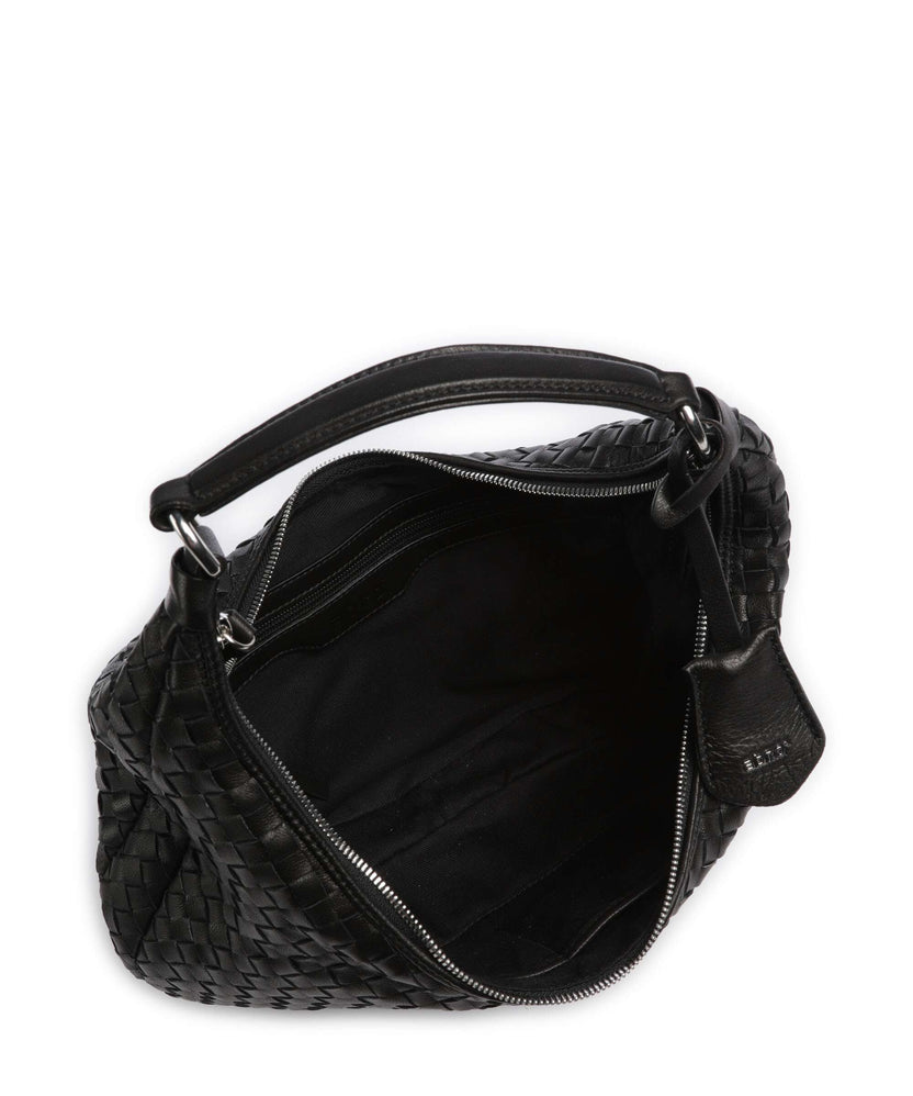 Abro Piuma Nana Hobo bag black/nickel