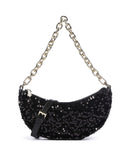 Abro Sequins Moon Sac porté épaule black/gold