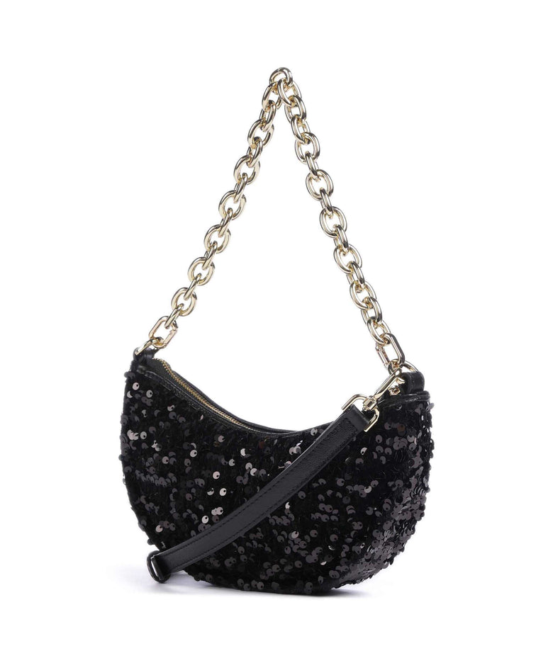 Abro Sequins Moon Shoulder bag black/gold