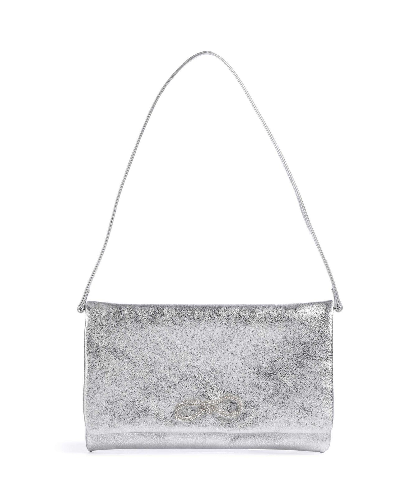 Abro Mimosa Strass Shoulder bag silver
