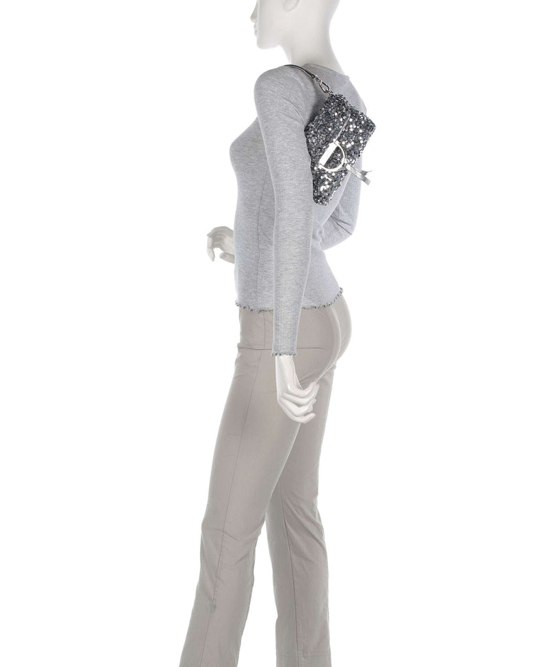 Abro Sequins Temi Shoulder bag silver