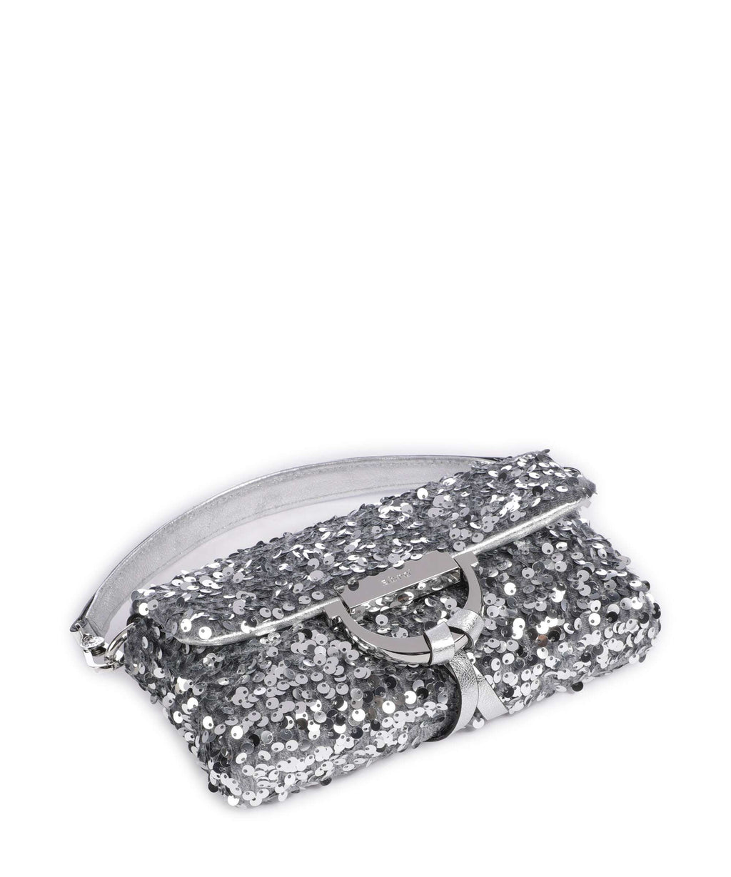 Abro Sequins Temi Shoulder bag silver